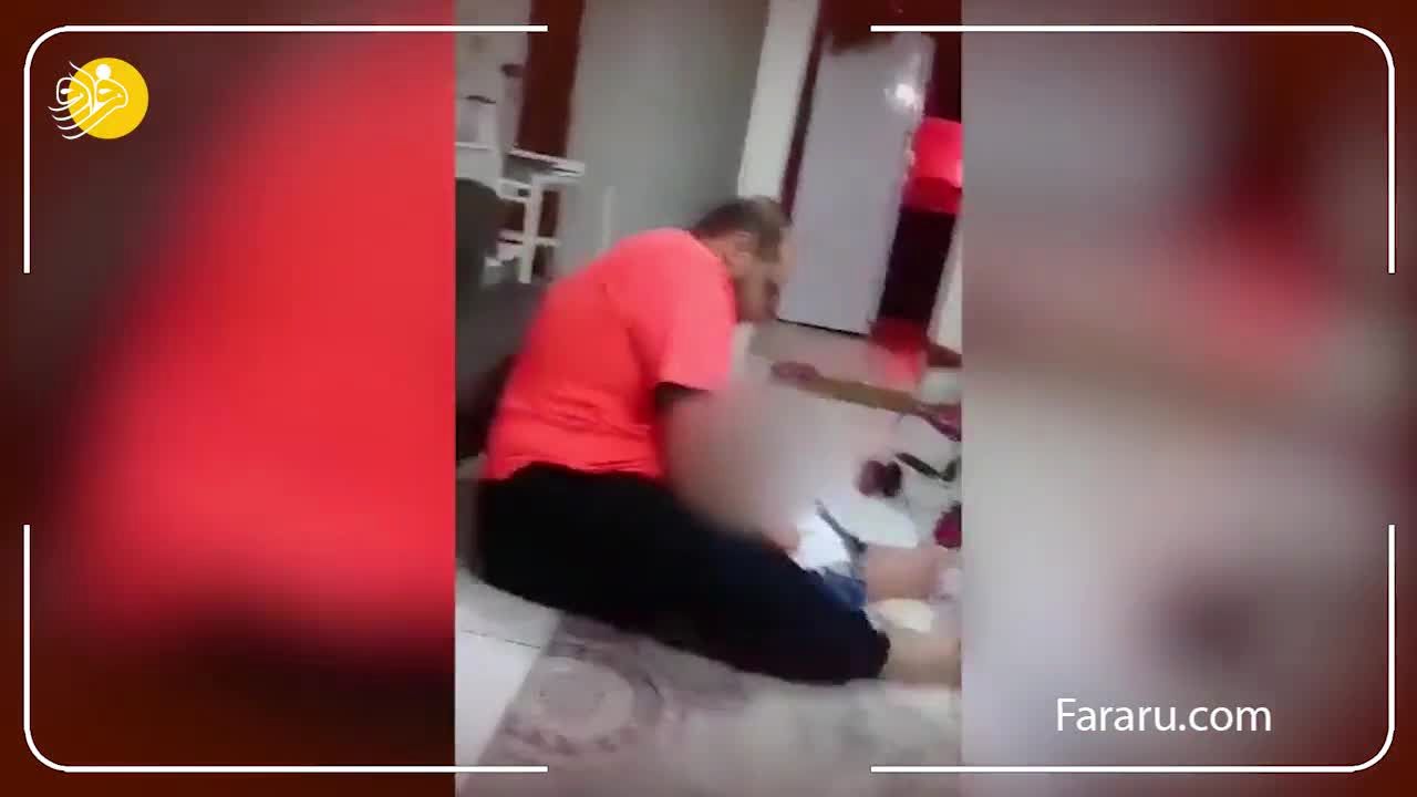 لحظه اقدام وحشیانه مرد عرب با دختر بچه 2 ساله  فیلم 